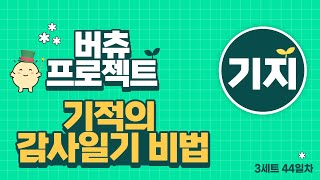 기지_미덕과 함께하는 기적의 감사일기 비법 3세트 44일차