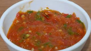 ಹಸಿ ಮೆಣಸಿನಕಾಯಿ ಟೊಮೇಟೊ ಚಟ್ನಿ | Chilli Tomato Chutney Recipe