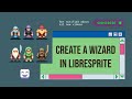 How to Design a Wizard in Libre Sprite:  Pixel Art Tutorial