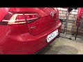 Кастомный выхлоп magnaflow на golf 7 gti