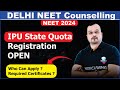 Delhi MBBS Neet counseling 2024 | IPU State Quota Registration Dates, Who can Apply, Cut off