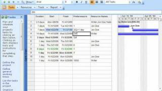 Project Tutorial Using Task Constraints Microsoft Training Lesson 8.2