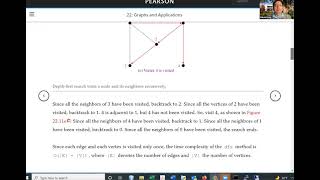 Daniel Liang Python Video Sections 22.6-7 Graph Traversal and Depth-First Search