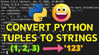 Easy Steps to Turn Python Tuple into String