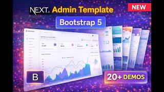 Next.js Admin Dashboard Template 🔥 | Bootstrap 5 + 20+ Demos | Modern UI