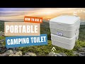 How to use your Portable Camping Toilet! / KINGS Review