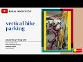 parkis the first effortless vertical bike parking system student mechanical project