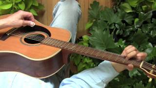 One finger guitar chords for left-handed beginners