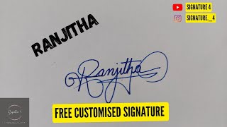 Ranjitha | Name | Signature | Style | #shorts