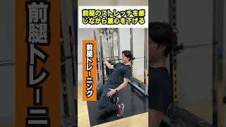 【大腿四頭筋】腿前をピンポイントで鍛えよう⚠シッシースクワット #shorts