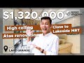 Lake Grande : Ground Floor 2-Bedder + Study @ D22 | Corner Unit | Home Tour | Sold (Jonathan Poh)