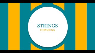 08 - Strings in Python - String formatting | Python tutorial for Beginners | Telugu