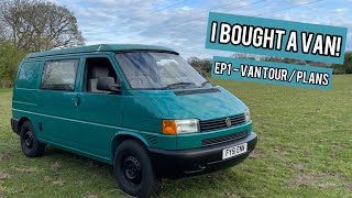 VW T4 CAMPER BUILD - EP1 (Van Tour, Swivel Seat, Plans)