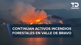 Incendio forestal arrasa bosque 'Velo de Novia' en Valle de Bravo