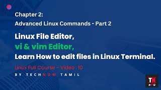 Vim Editor in Linux | Learn how to use vi and vim editor in Linux terminal