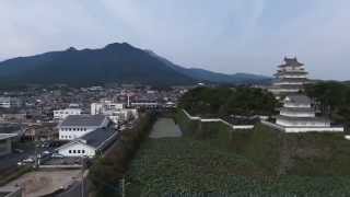 空中散歩ドローンの旅　島原城