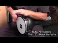 The ZAZA Percussion The 16'' Darbuka Carbon Black 🖤🖤🖤