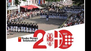 Parade zum Neusser Bürger-Schützenfest 2023