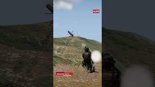 US Using The New Advanced Stinger Missile To Destroy Iranian Fighter Helicopter #shorts