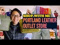 Visiting Portland Leather Goods Outlet Store | Shop With Me