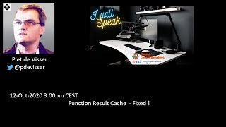 Function result cache - Fixed!
