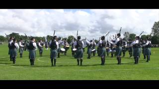 Inveraray \u0026 District Pipe Band - 2012 British Championships, Annan