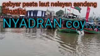 PESTA LAUT 2024 desa sendang sikucing sangat rame sekali ❗ mantap bosss