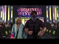 liv morgan and dominik mysterio do the miz and maryse’s entrance in wwe 2k24