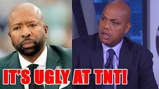 Inside the NBA FIGHT! Kenny Smith and Charles Barkley have MAJOR BEEF! Ernie Johnson SLAMS reporter!