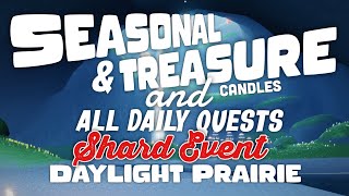 Season \u0026 Treasure Candles and Daily Quests | Daylight Prairie | SkyCotl | NoobMode