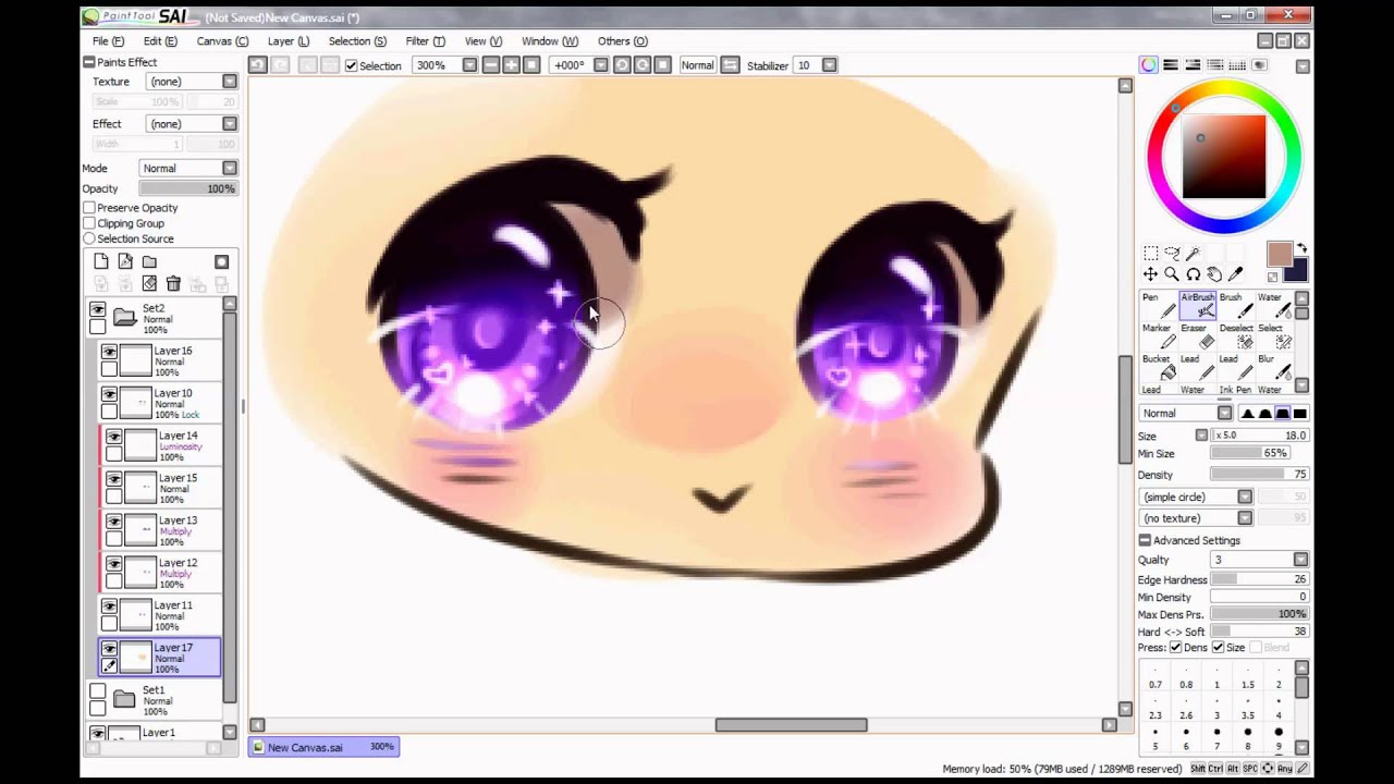 Anime Eye Tutorial Speedpaint Youtube