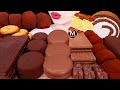 ASMR MUKBANG｜CHOCOLATE MARSHMALLOW ICE CREAM MAGNUM RICE CAKE YAKGWA 초코찰떡 초코곰젤리 매그넘 아이스크림  EATING 먹방