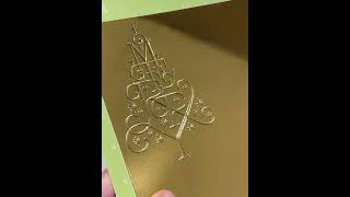 Using the Cricut Debossing Tool