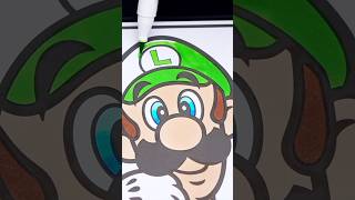 Luigi 💚 #supermario #coloringpages #ohuhumarkers #luigi #mariomovie #mariobros #art #drawing