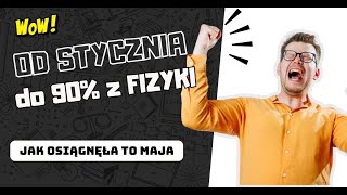 Jak dojść do 90% w 5 miesięcy? Matura z fizyki.