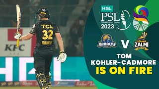 Tom Kohler-Cadmore Is On Fire | Karachi Kings vs Peshawar Zalmi | Match 2 | HBL PSL 8 | MI2T