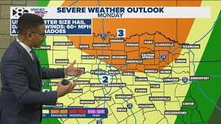 DFW severe weather update: Latest forecast (8 a.m. Monday)