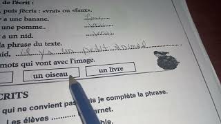 نموذج فرض أول مادة اللغة الفرنسية مستوى الثالث ابتدائي المدرسة الرائدة 🇲🇦 contrôle français 3eme