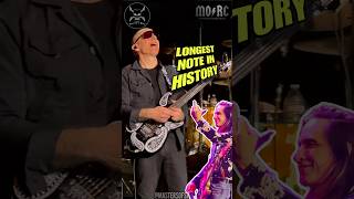 🔥Joe Satriani stumps Nuno and Richie with the longest note in history! 😜🎸 @MastersofShred