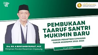 🔴 [LIVE] Pembukaan Ta'aruf Santri Mukimin Baru Pondok Pesantren Cipasung Tahun 2022/2023