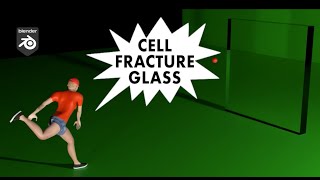 CELL FRACTURE Glass Tutorial in Blender