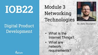 [IOB22] Digital Product Development - Module 3 / Network - Requirements