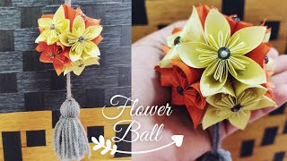 How to make - Kusudama Flower Ball ||  Flower Ball || Paper Flower Ball