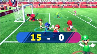 Mario & Sonic at the Olympic Games Tokyo 2020 ▷ Football ▷ 15 goals【WR】