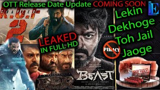KGF 2 Ott Release | Beast Ott | Rrr Ott Date | Attack @Netflix India   @Amazon Prime Video India ​