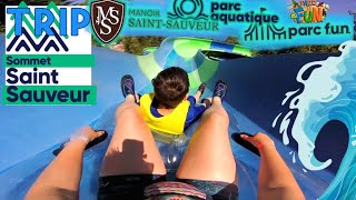 Sommet Saint-Sauveur Parc aquatique, manèges au Parc F.U.N. et on séjourne dans une suite au Manoir!