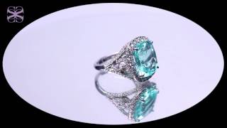 9CT PARAIBA RING