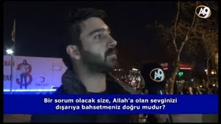 Adnan Oktar'a soruldu: Allah’a olan sevginizi anlatmanız doğru mu?