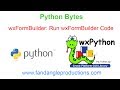 wxFormBuilder Run Code