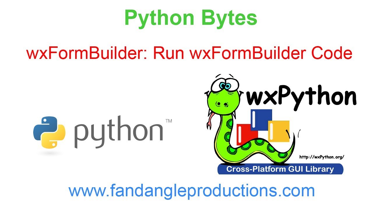 Wxformbuilder Run Code Youtube